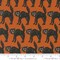 Fabric Moda Rust Little Black Cats Home Sweet Haunt by the Quarter Yard 20915-13